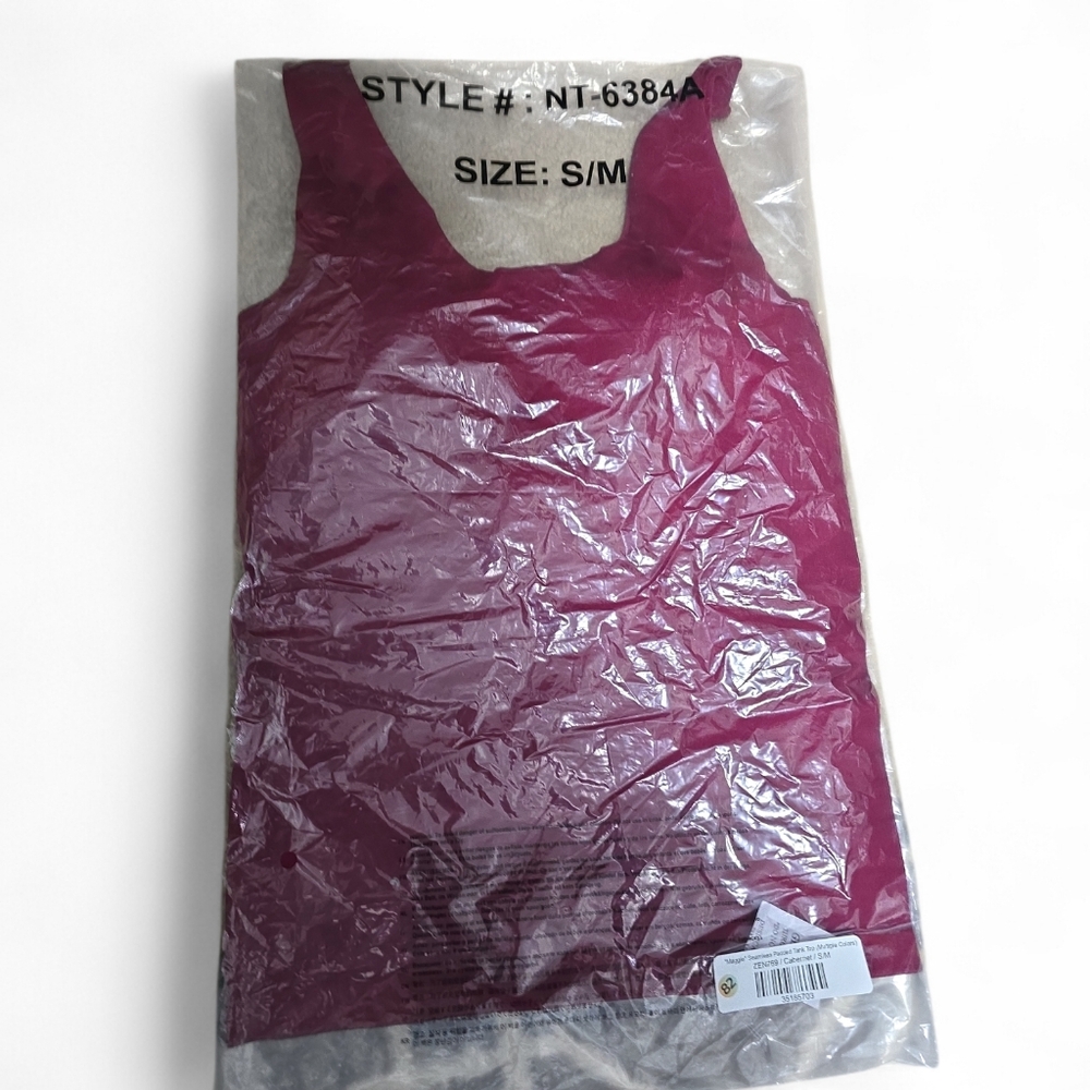 Zenana “Maggie” Seamless Padded Tank Top